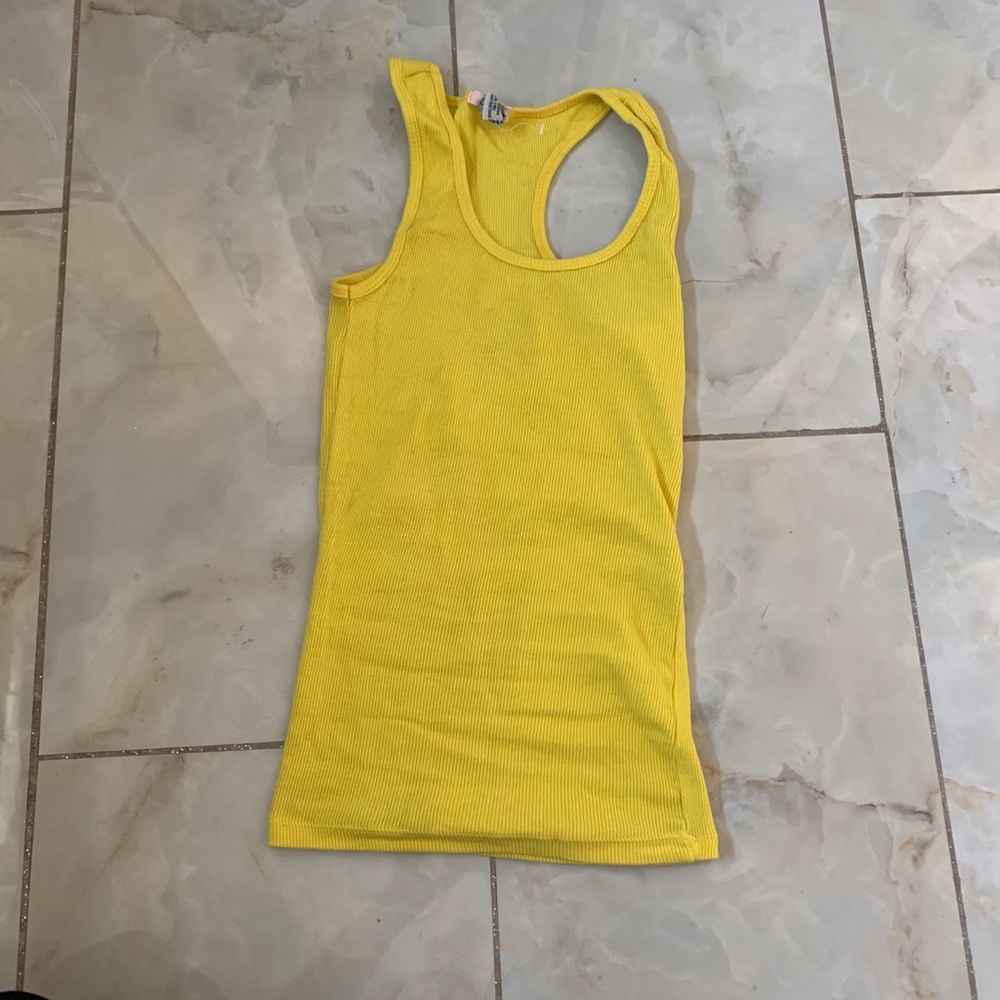 Yellow tank top